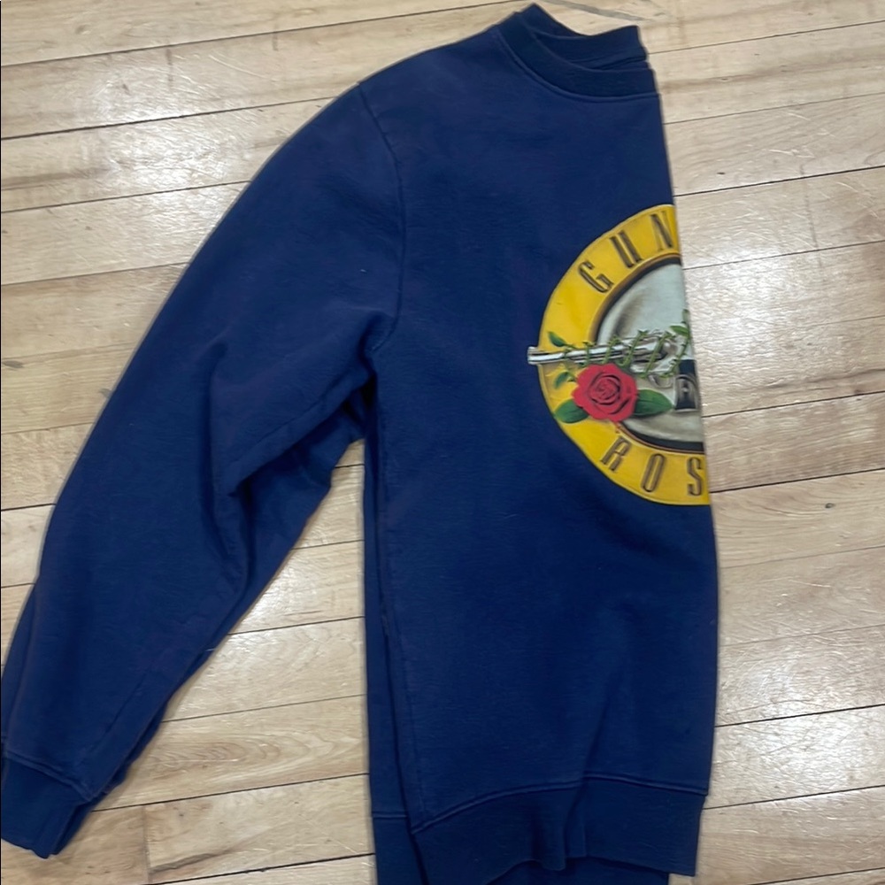 Guns N' Roses Blue Sweatshirt - Picture 3 of 4
